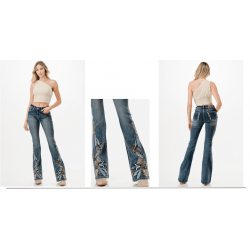 Feather Embro Jeans EL61886