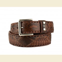 Python belt Cognac