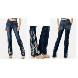 EB2446 Embroidery Jeans