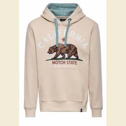 Hoodie California state Beige