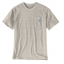 Carhartt stripe t shirt creme