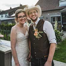 Trouwen of een feestje in westernstyle