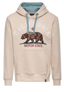Hoodie California state Beige