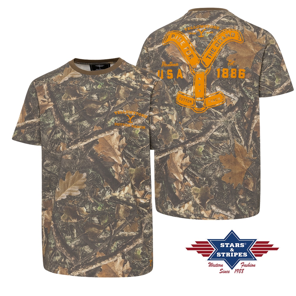 Yellowstone t shirt Ride for the brand camo