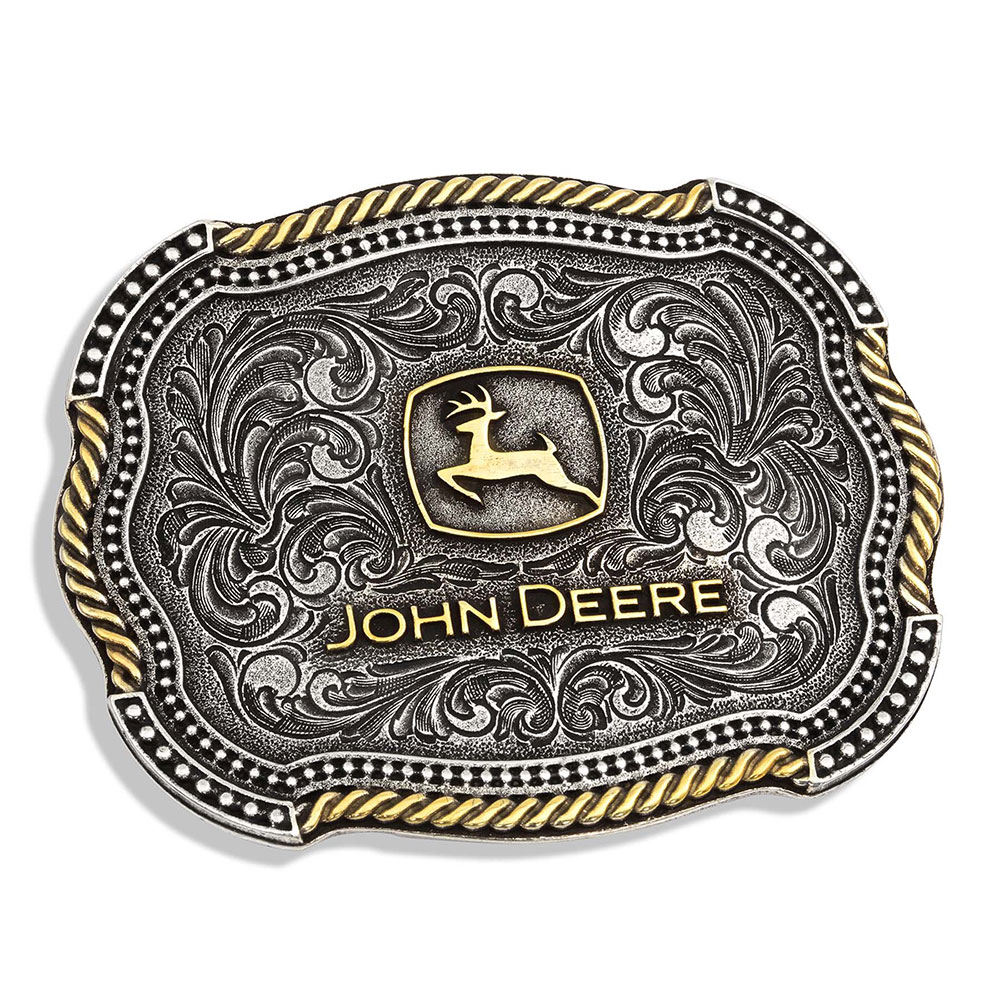 John Deere Scalloped Buckle A718JD