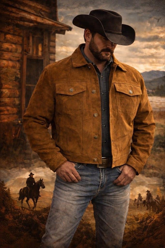 Cowboy Rip suede jack
