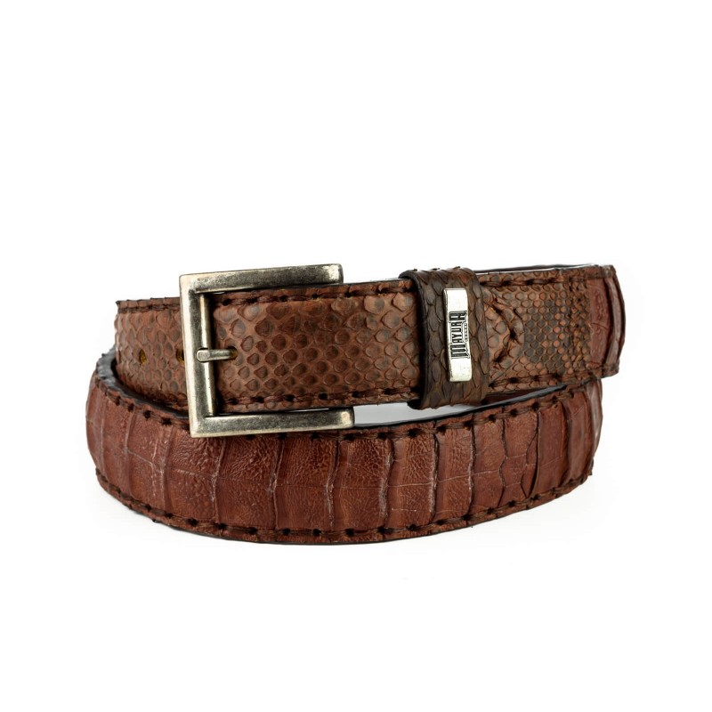Crocodillo Cognac python belt