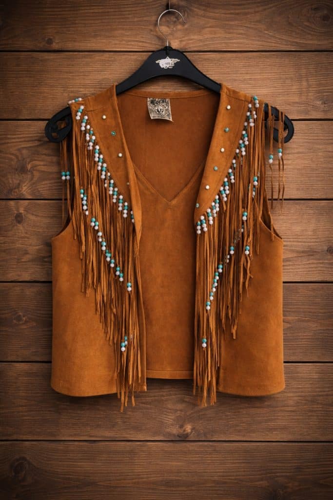 Fringe Suede vest K3570V