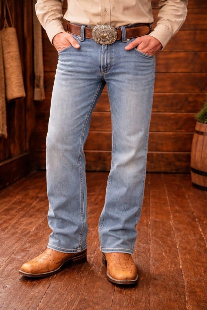 Bootcut revolver stitch jeans