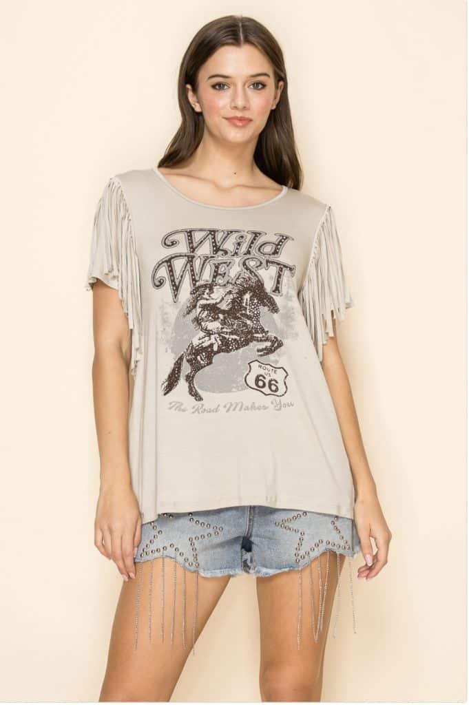 T Shirt Wild West Stone  21244S
