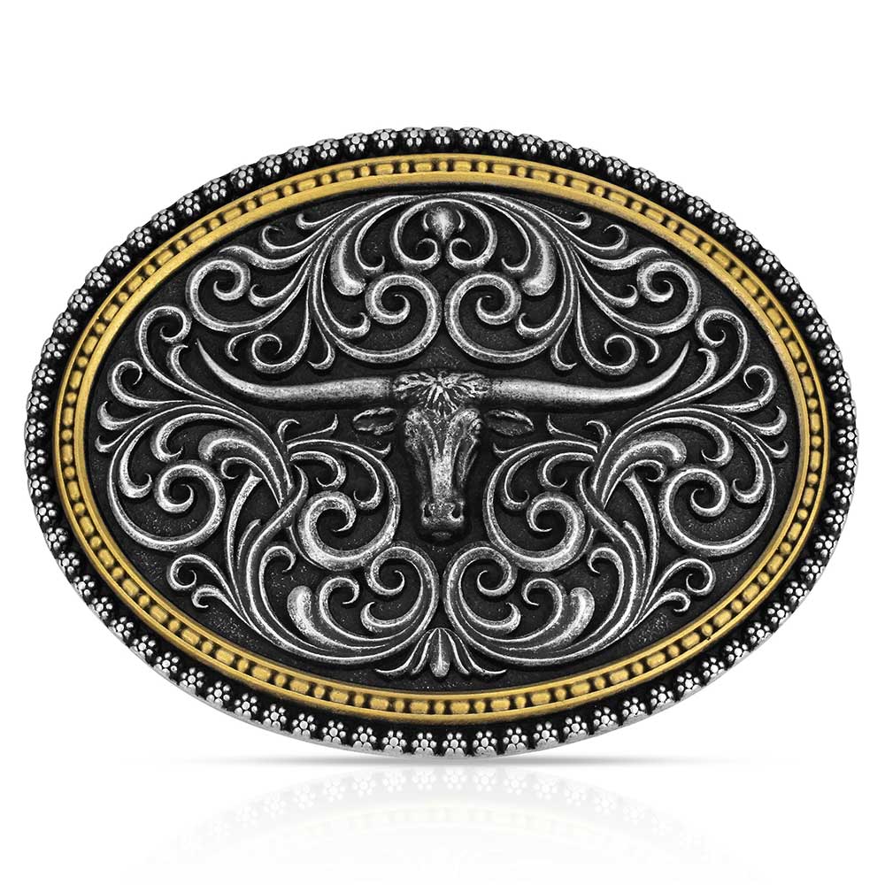 Two Tone Stockyard Buckle A1077P