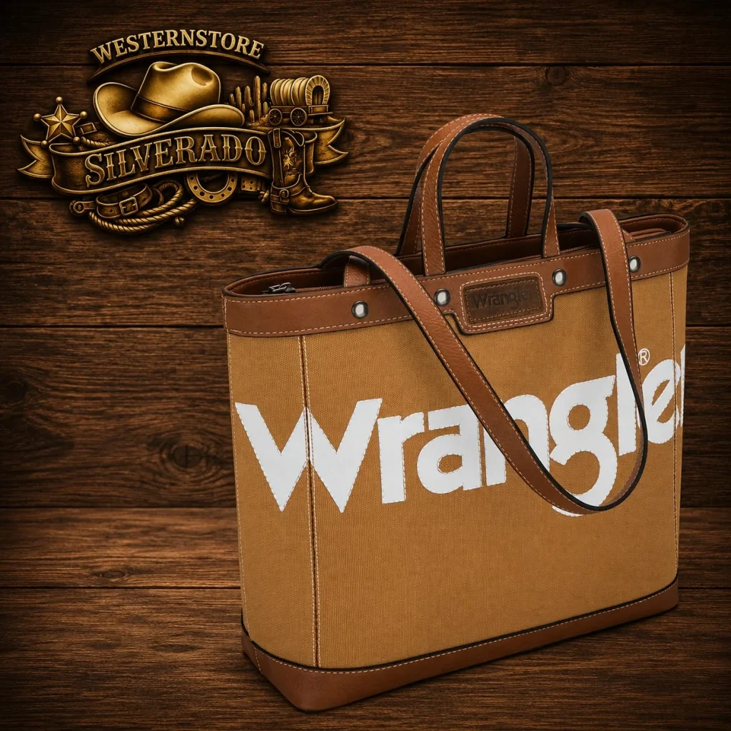 Wrangler canvas schouder tas