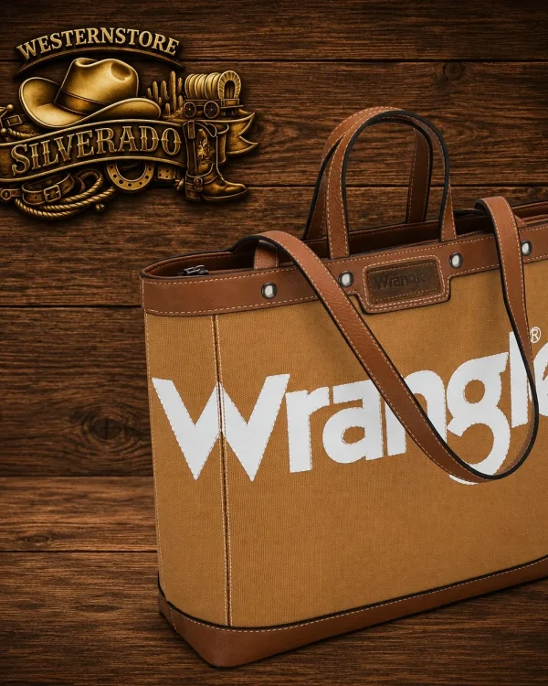Wrangler canvas schouder tas