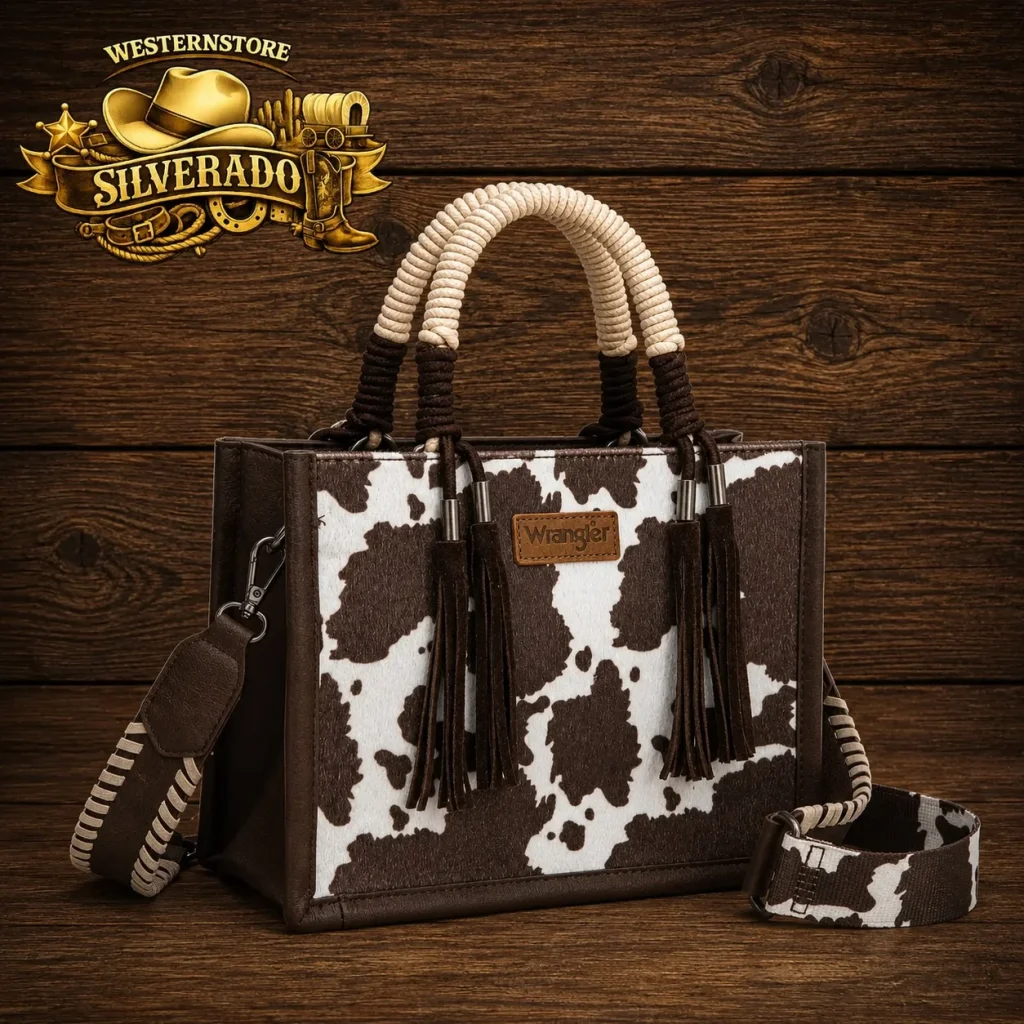 Wrangler Cow print crossbody Coffee