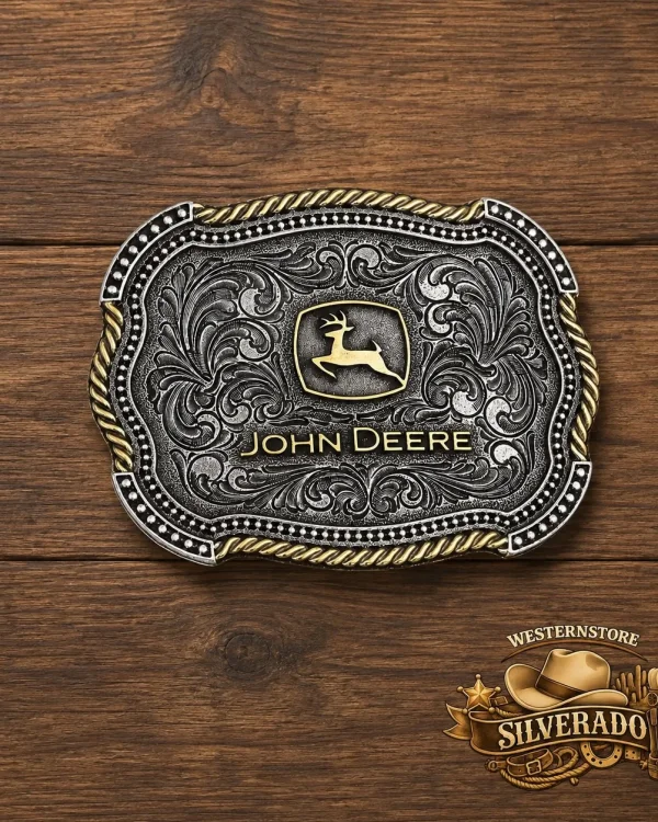 John Deere Scalloped Buckle