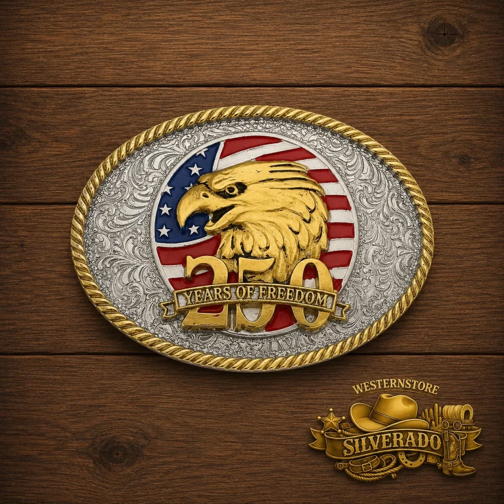 250 Years of Freedom Buckle