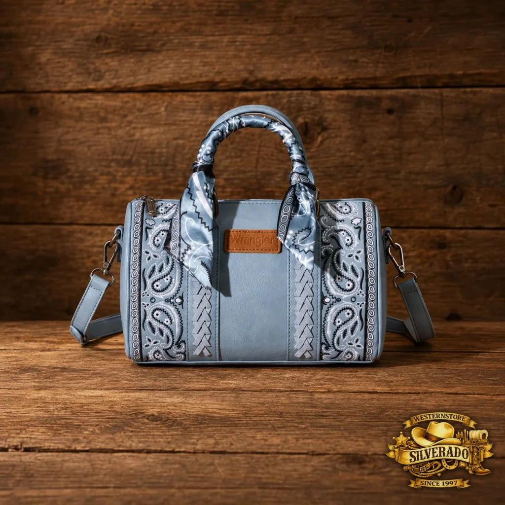 Wrangler Braided bandana bag jean