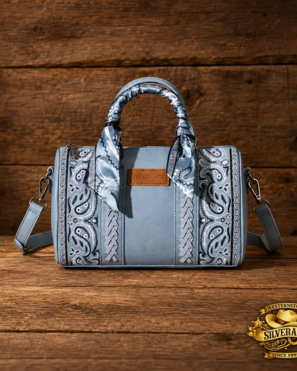 Wrangler Braided bandana bag jean