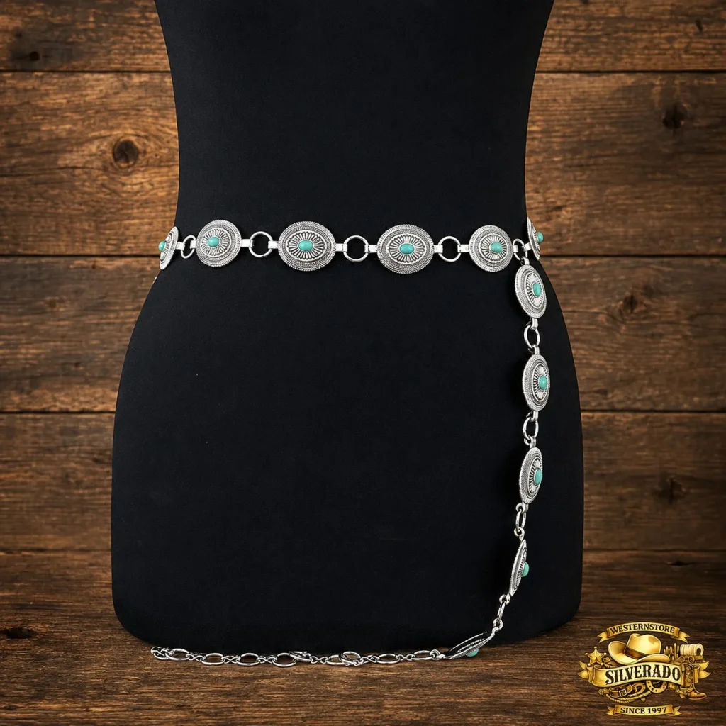 Turquoise Concho belt
