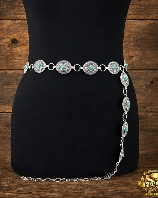 Turquoise Concho belt