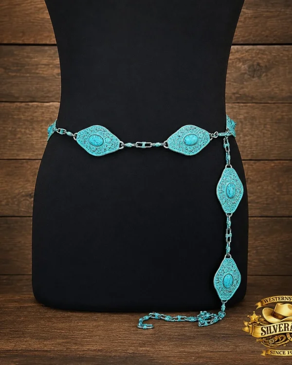 Turquoise Western Concho belt