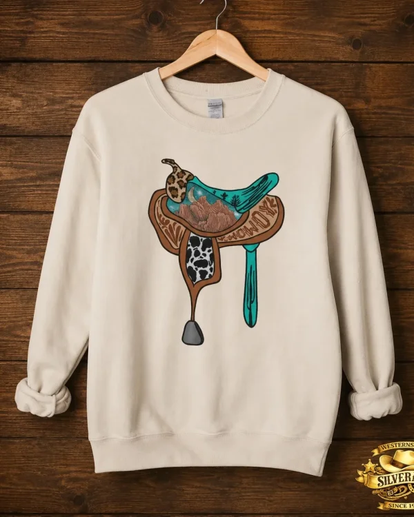 Western saddle sweater