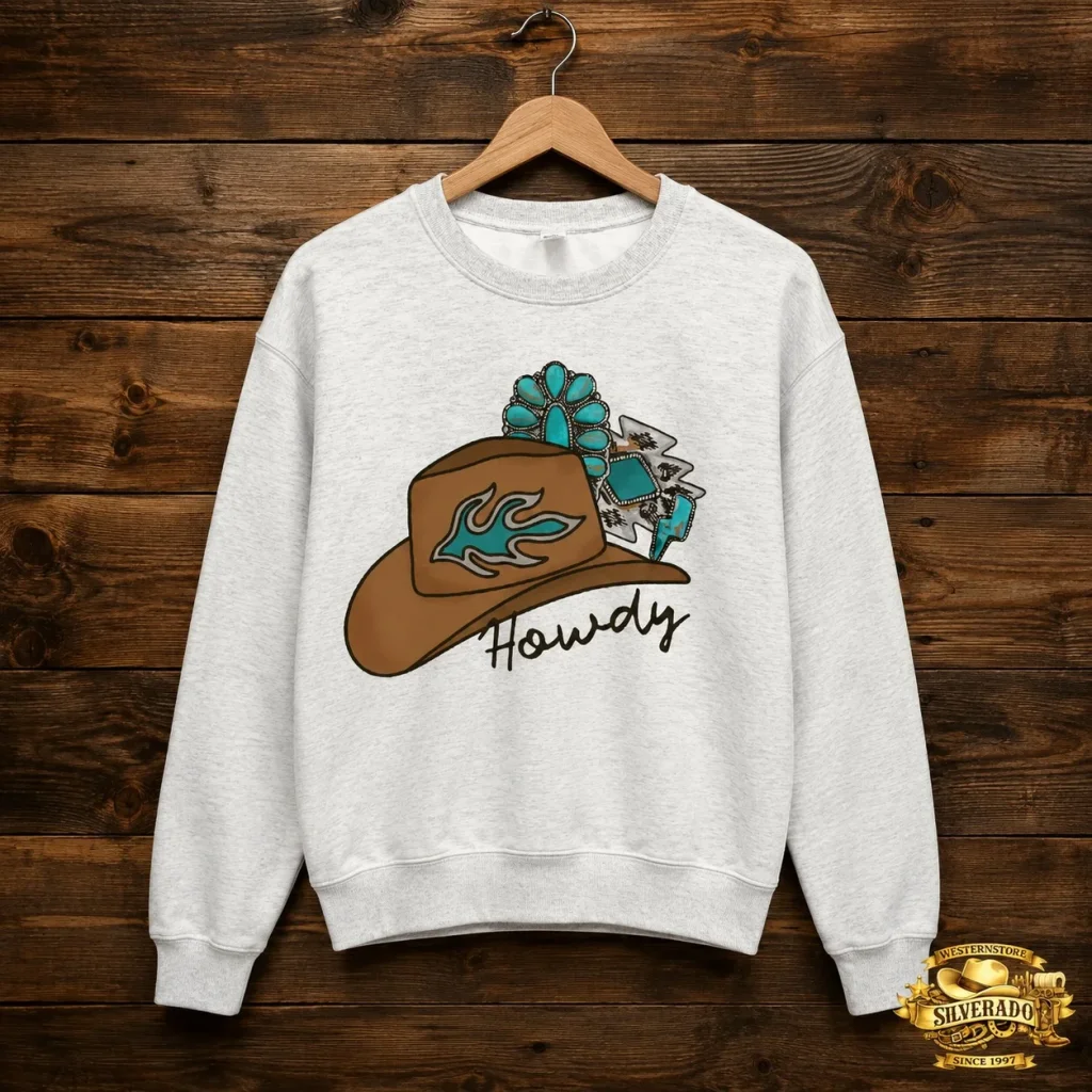 Western saddle sweater