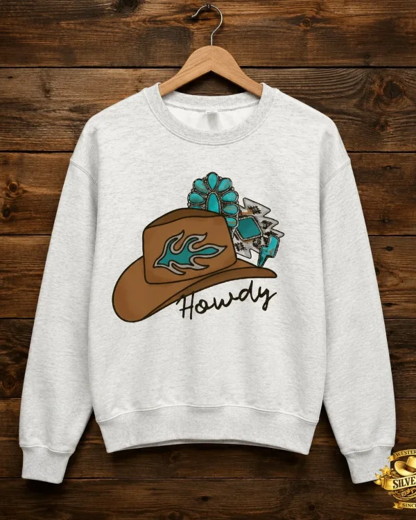 Western saddle sweater