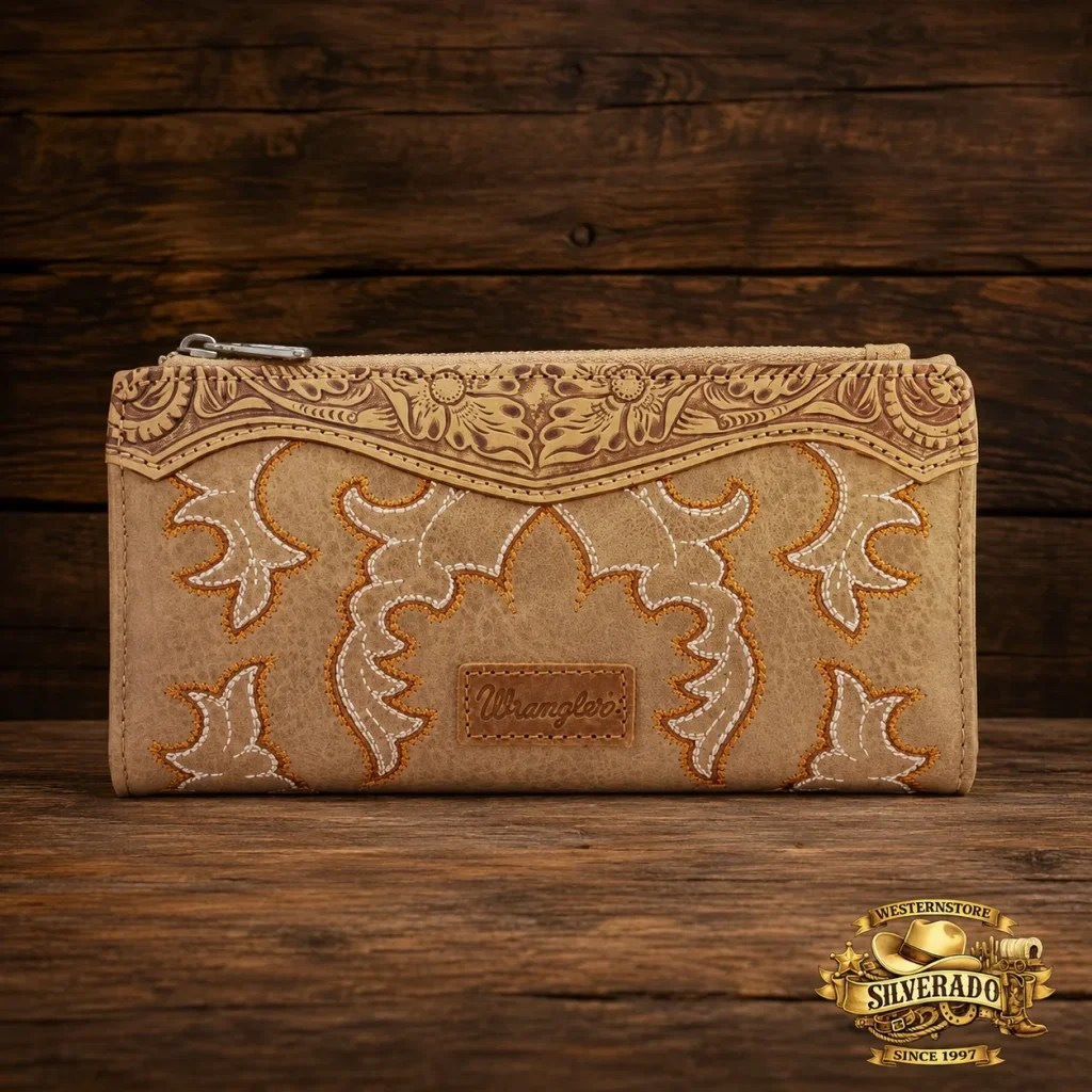 Wrangler Western Wallet – Tan