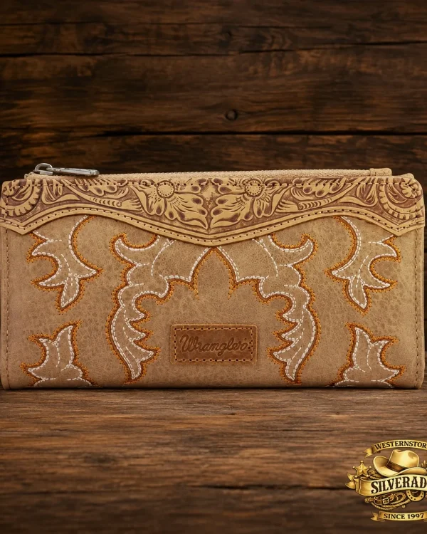 Wrangler Western Wallet – Tan