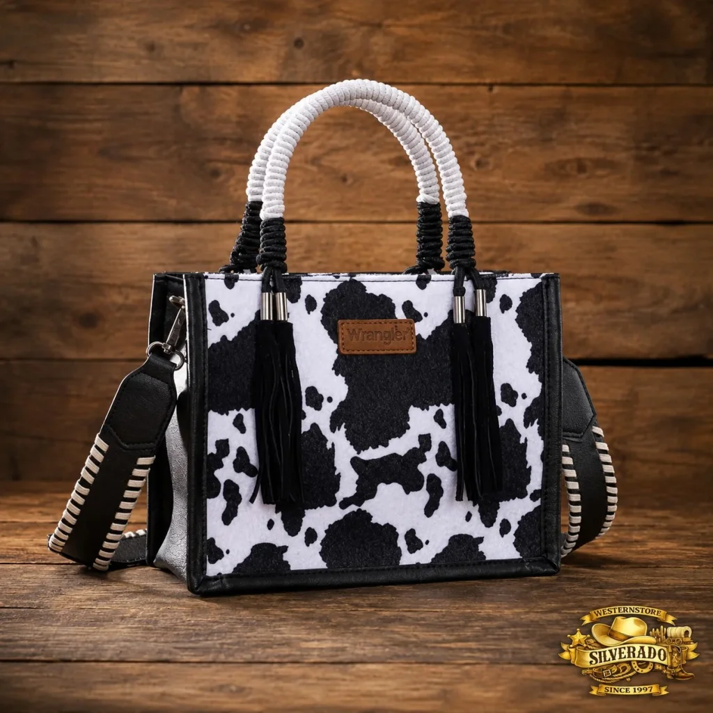 Wrangler Cow print crossbody black