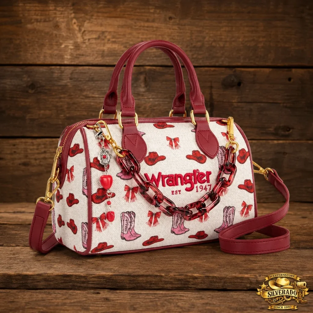 Wrangler Western Cowgirl Handbag – red