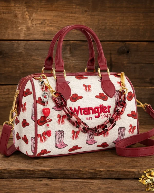Wrangler Western Cowgirl Handbag – red