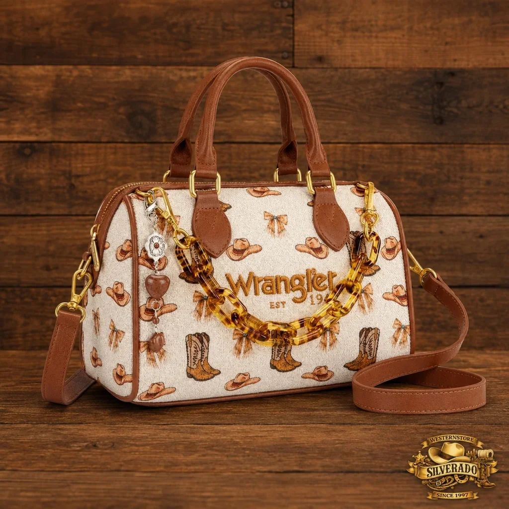 Wrangler Western Cowgirl Handbag  bruin