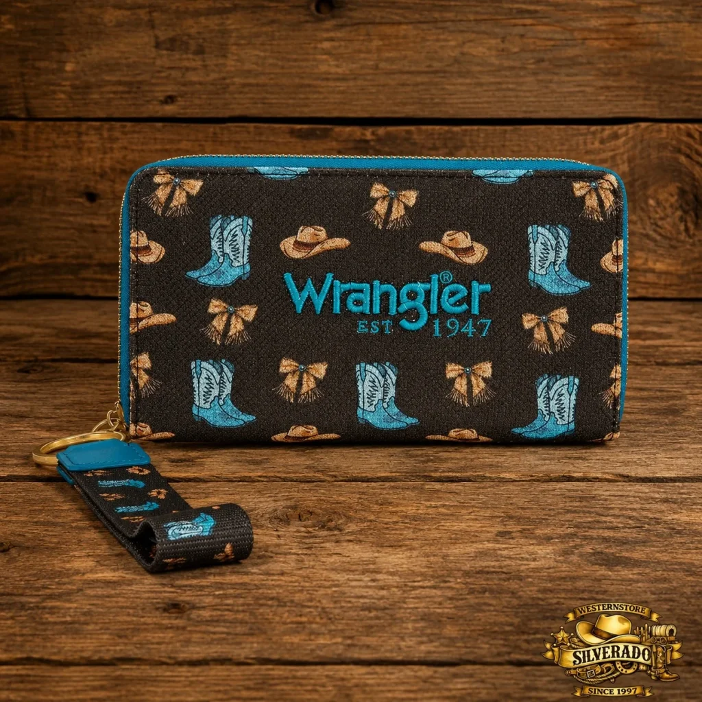 Wrangler Western Portemonnee – Coffee Cowboy Boots