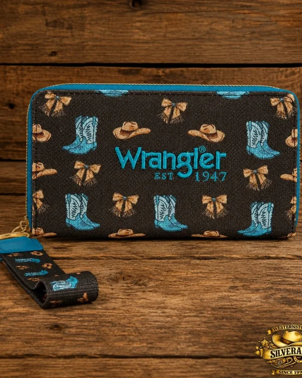 Wrangler Western Portemonnee – Coffee Cowboy Boots