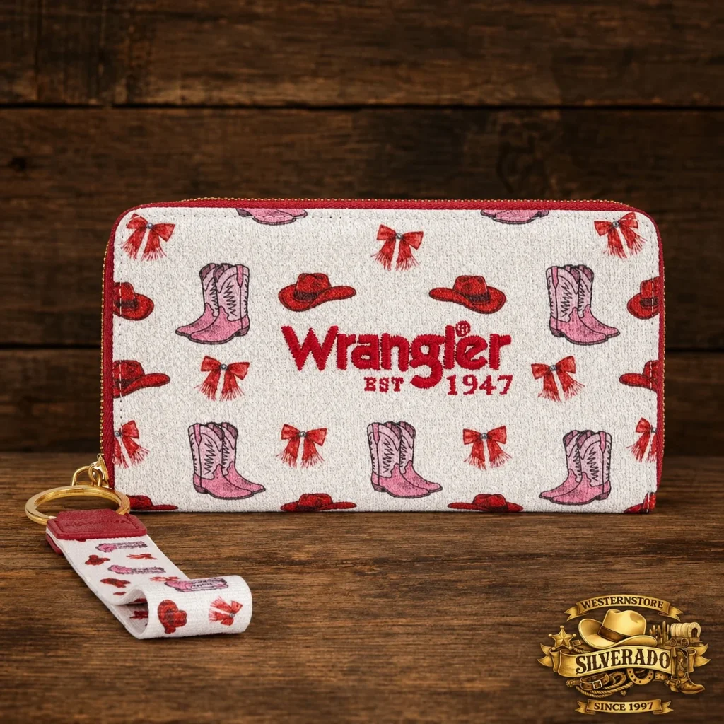 Wrangler Western Portemonnee – Pink Cowboy Boots