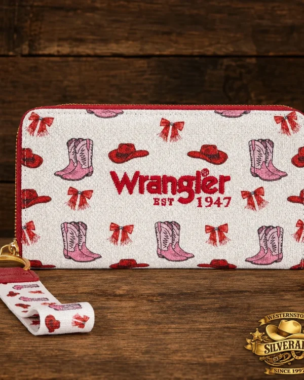 Wrangler Western Portemonnee – Pink Cowboy Boots