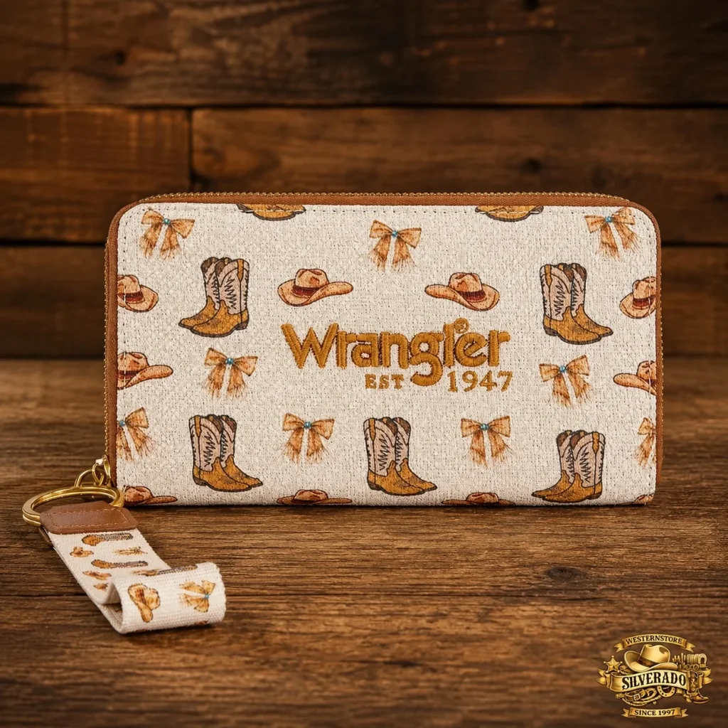 Wrangler Western Portemonnee – Tan Cowboy Boots
