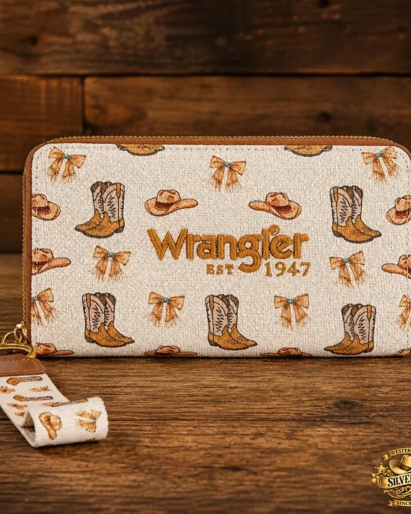 Wrangler Western Portemonnee – Tan Cowboy Boots