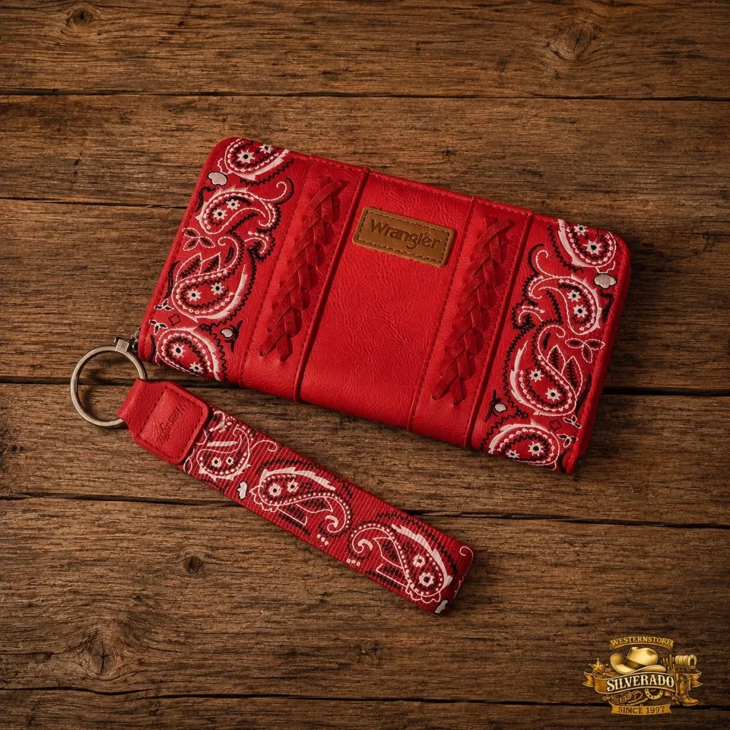 Wrangler Western Bandana Portemonnee Red