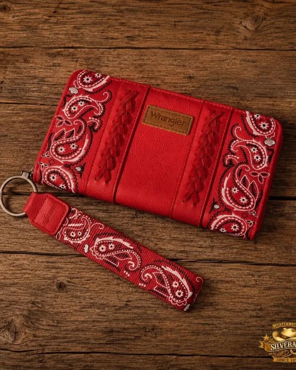 Wrangler Western Bandana Portemonnee Red