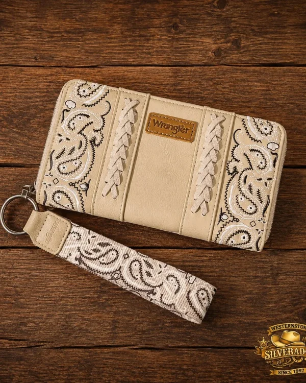 Wrangler Western Bandana Portemonnee Tan