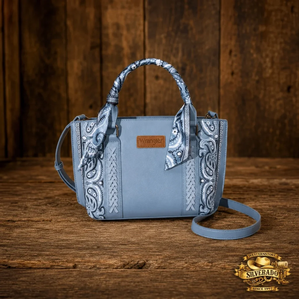Wrangler Braided bandana bag Blue
