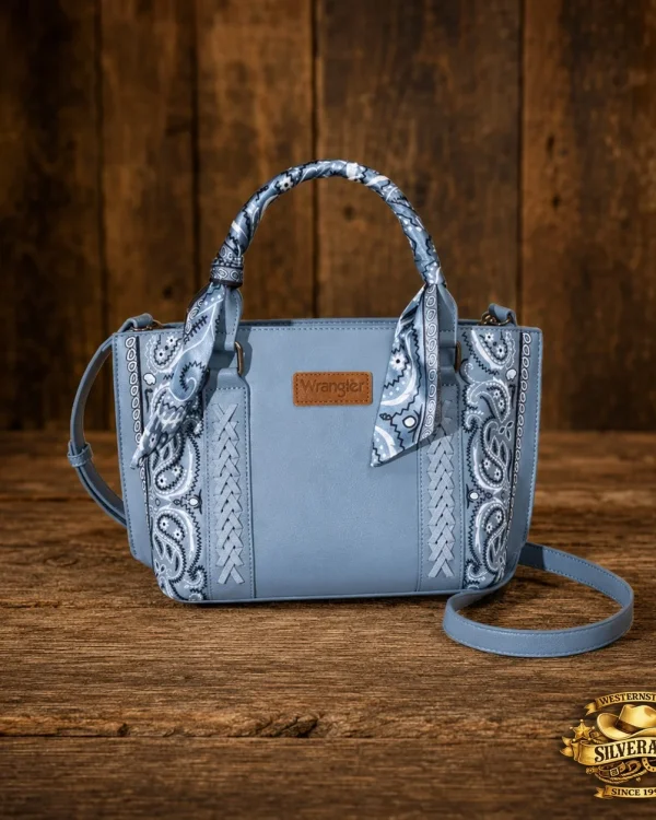 Wrangler Braided bandana bag Blue