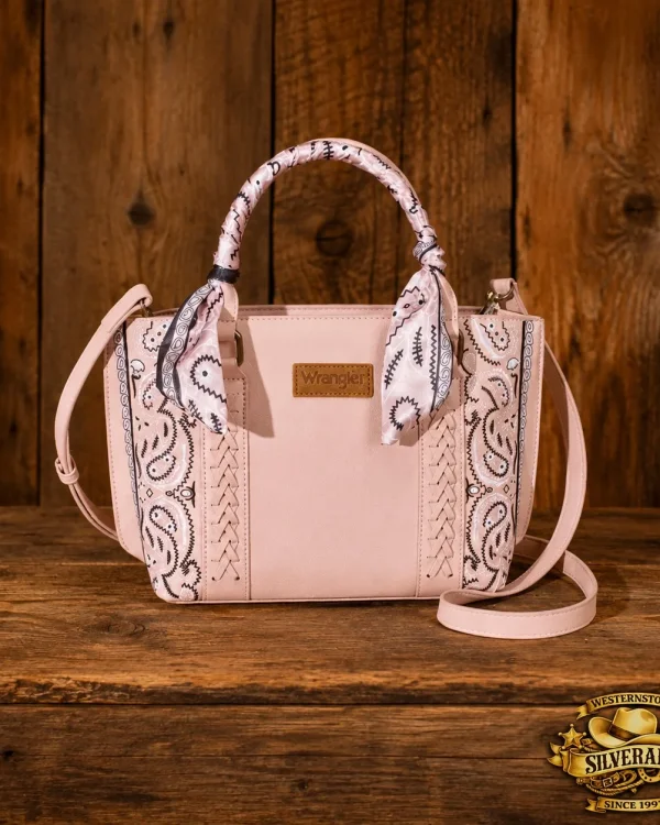 Wrangler Braided bandana bag Pink