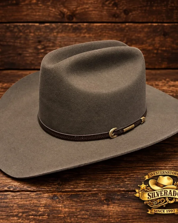 Stetson Diamondville Cattleman Westernhoed – Brown/Grijs