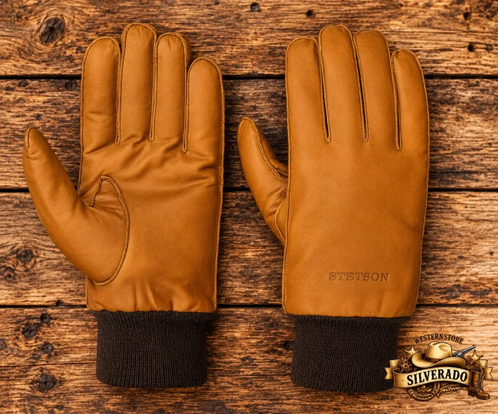 Stetson Leren Handschoenen – Cognac