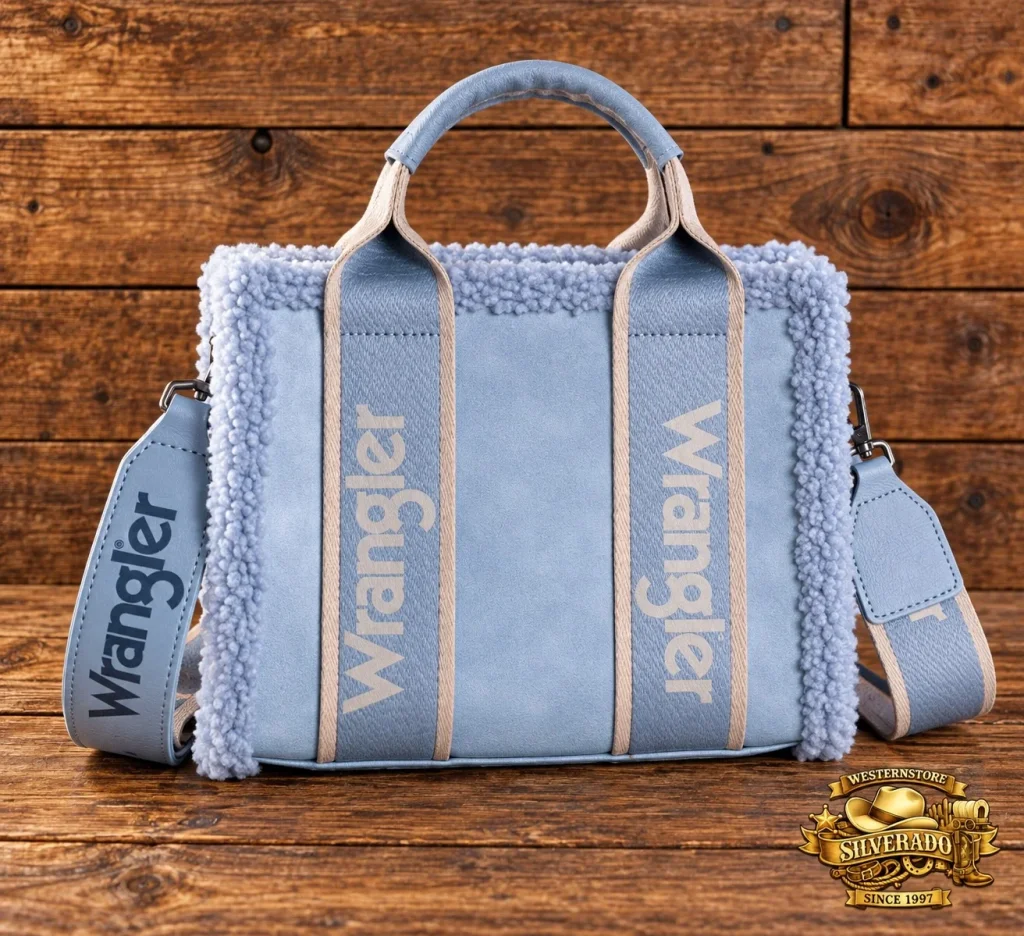 Wrangler Sherpa handbag blue
