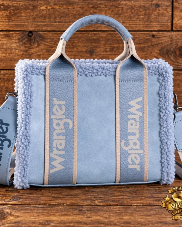 Wrangler Sherpa handbag blue